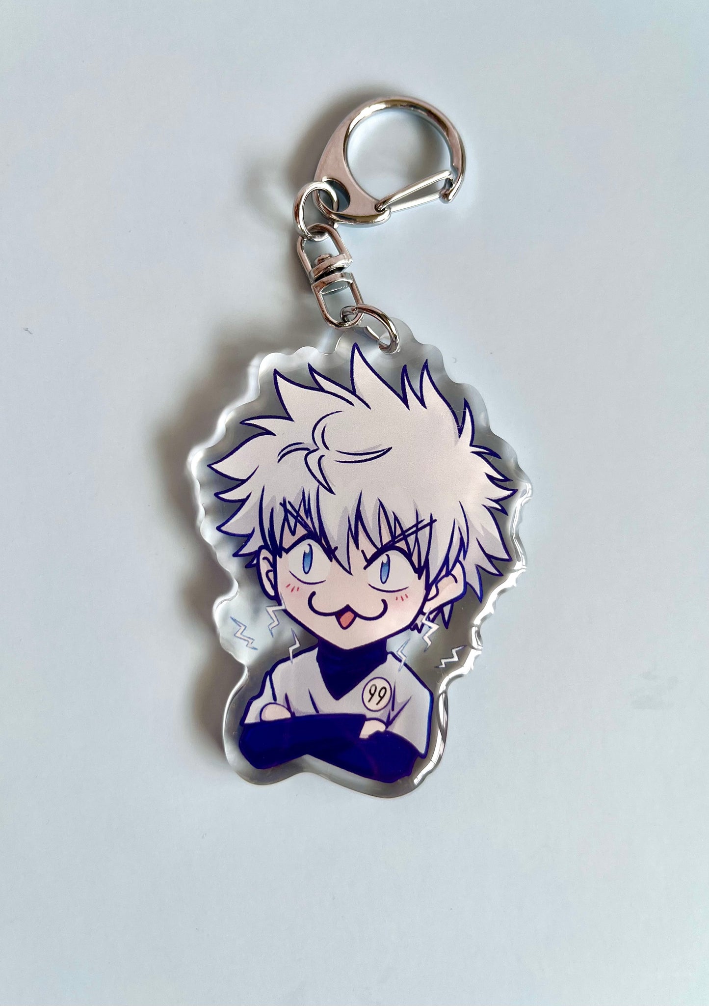 Lightning Assassin Boy Keychain