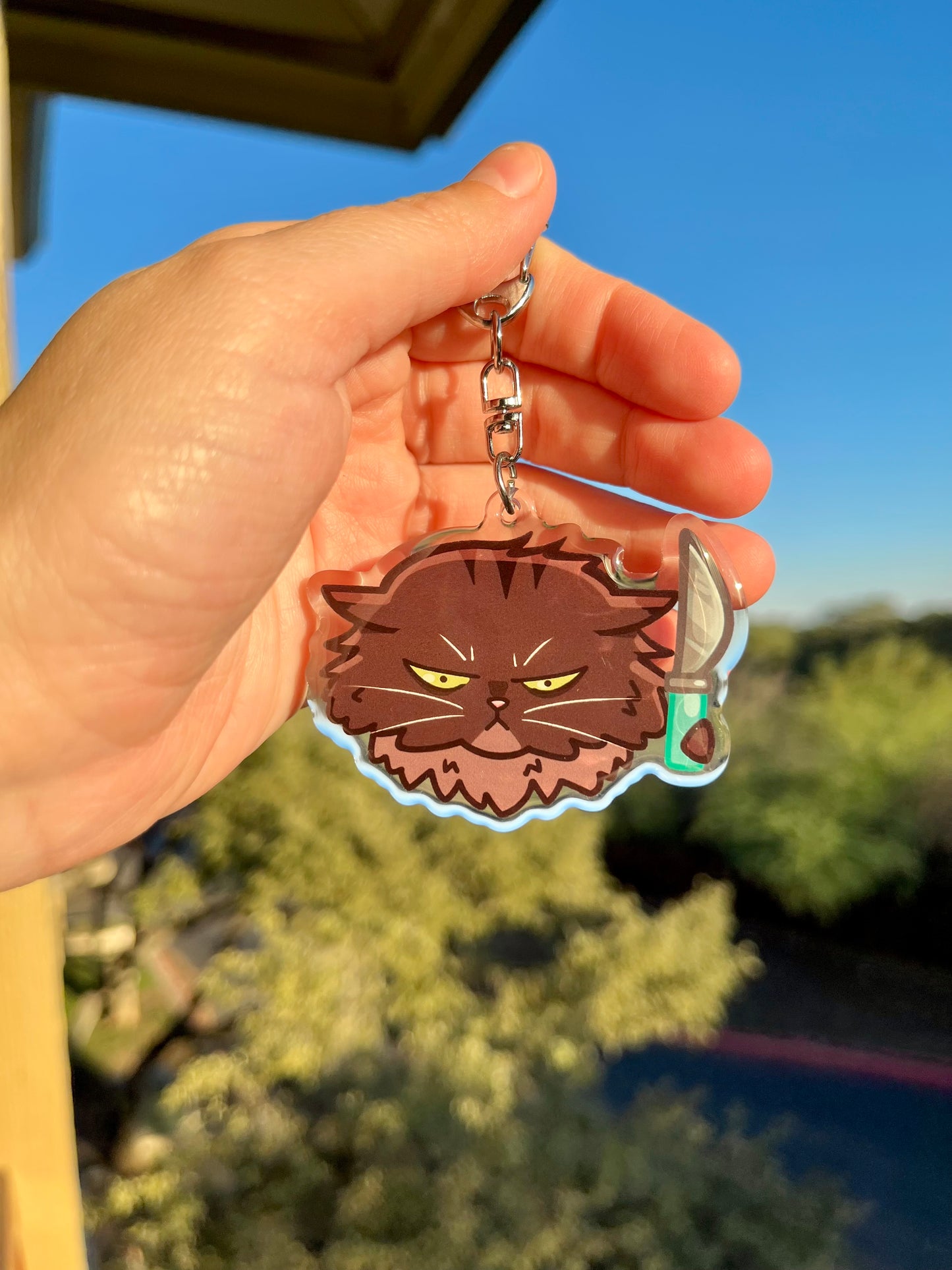 Violence Kitty Keychain