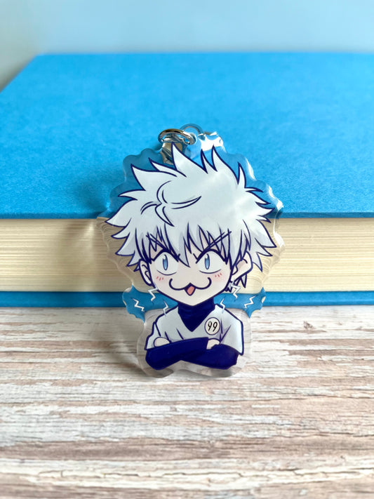 Lightning Assassin Boy Keychain
