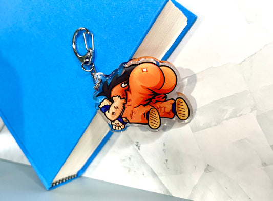 Death Pose Booty Keychain