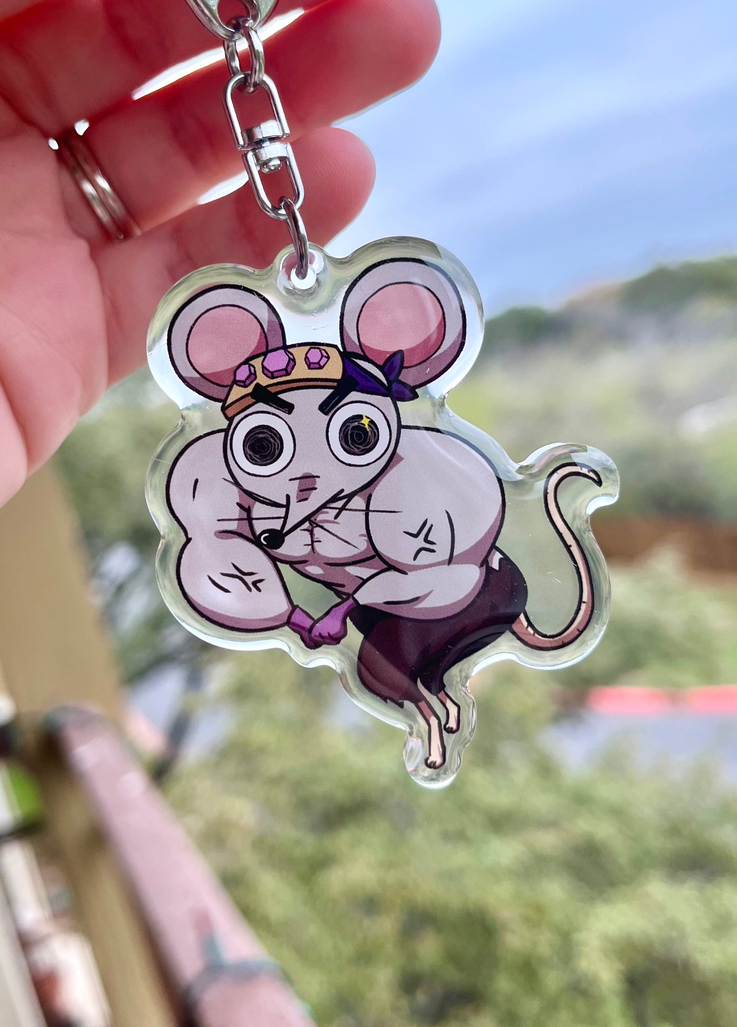Muscle Mouse Keychain