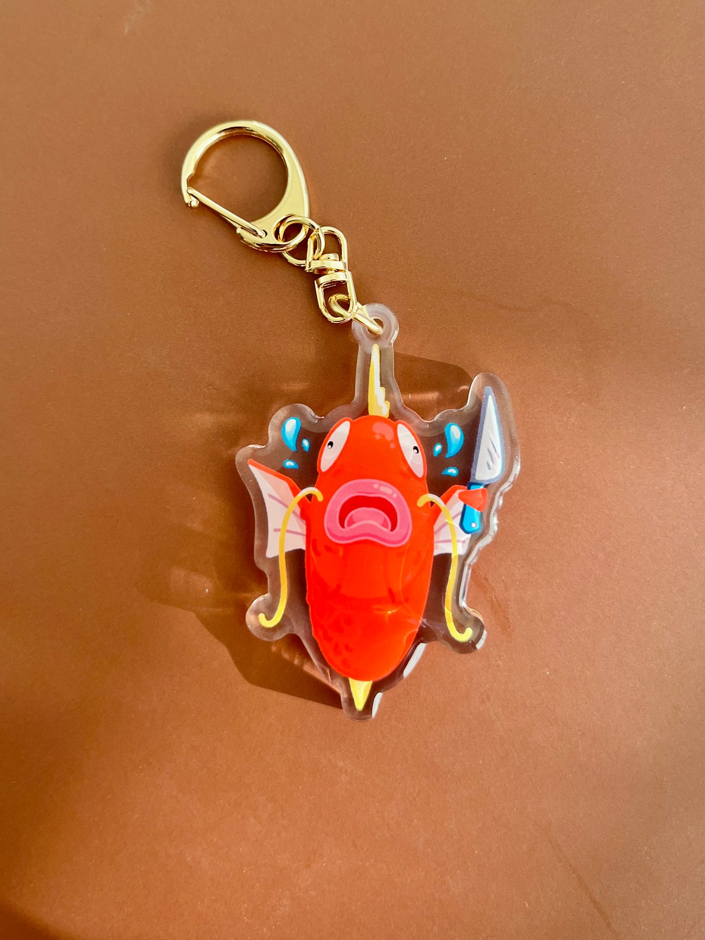 Fight or Flight Fish Keychain