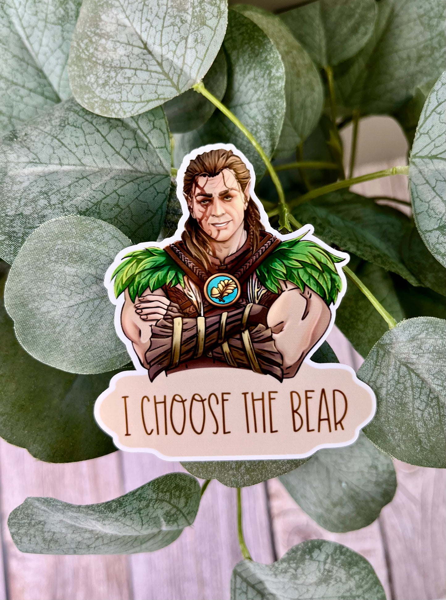 Oak Daddy Video Game Companion Sticker