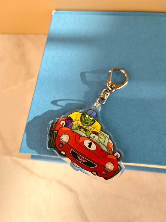 Post Boy Drivers Test Keychain