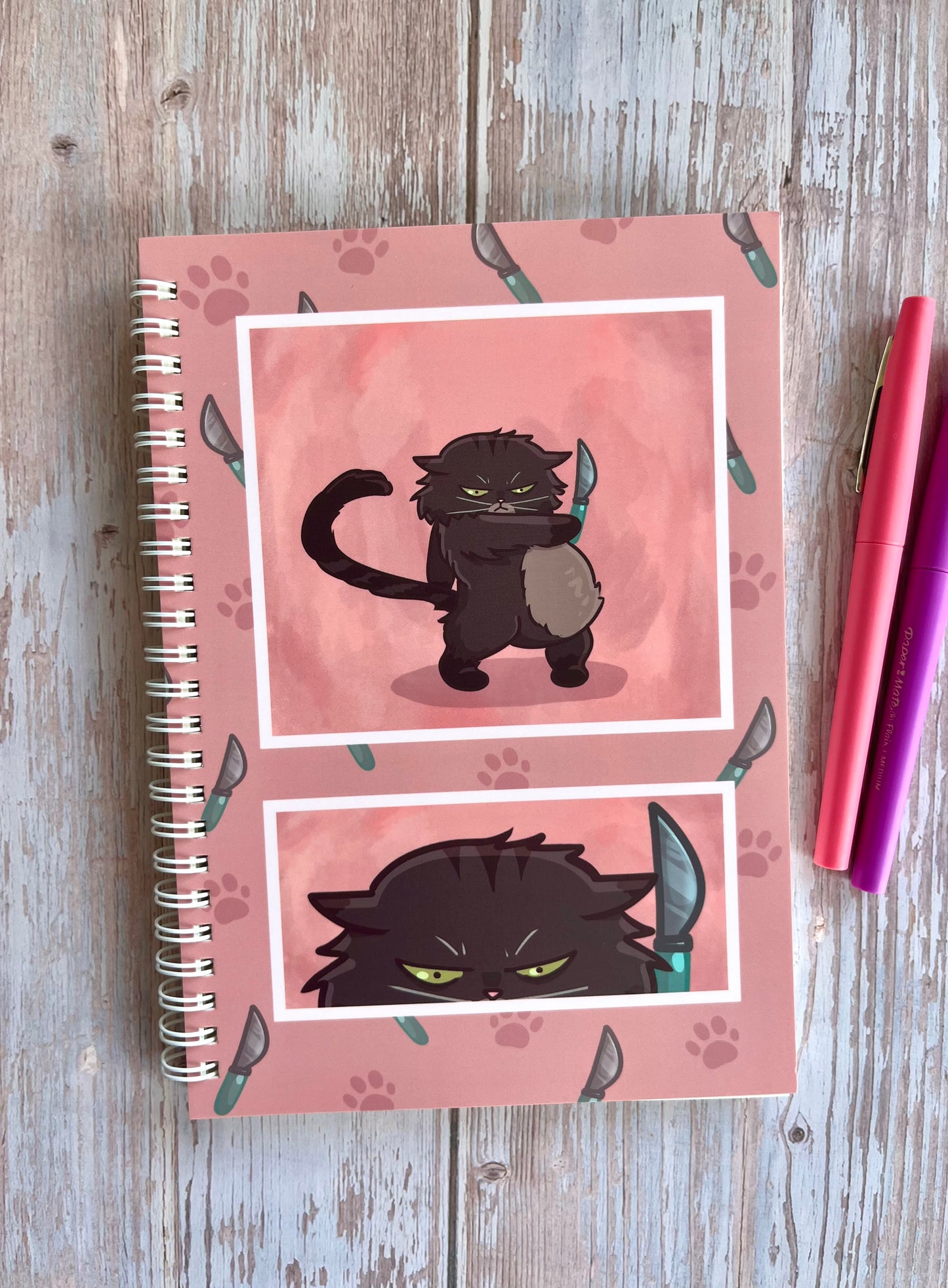 Violence Kitty Notebook
