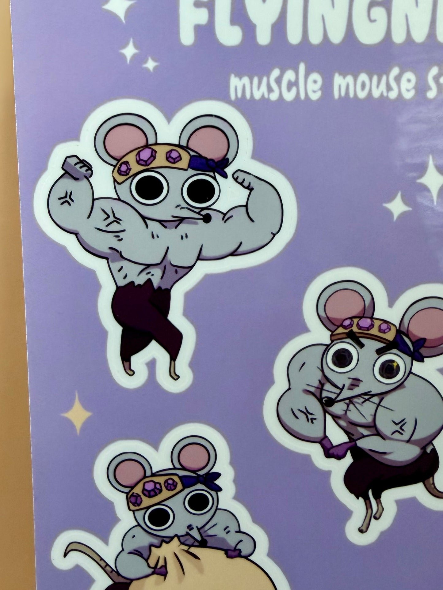 Muscle Mice Sticker Sheet