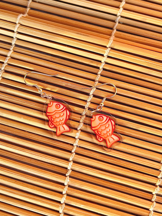 Taiyaki Acrylic Dangle Earrings