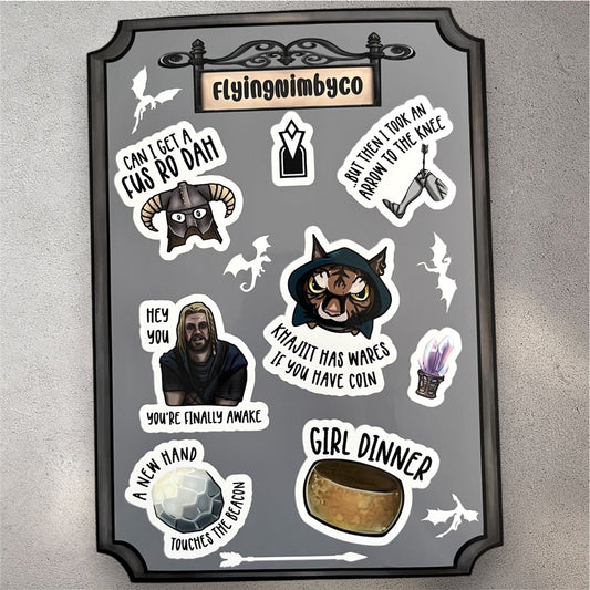 Fantasy RPG Sticker Sheet