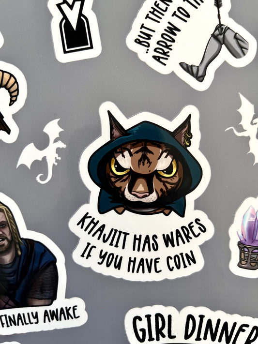 Fantasy RPG Sticker Sheet