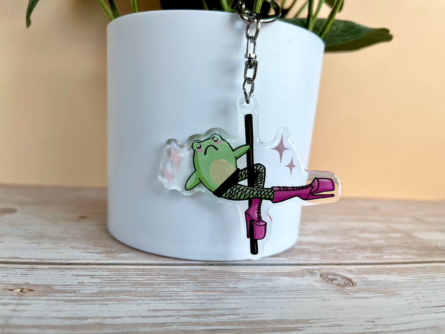 Dancing Frog Keychain