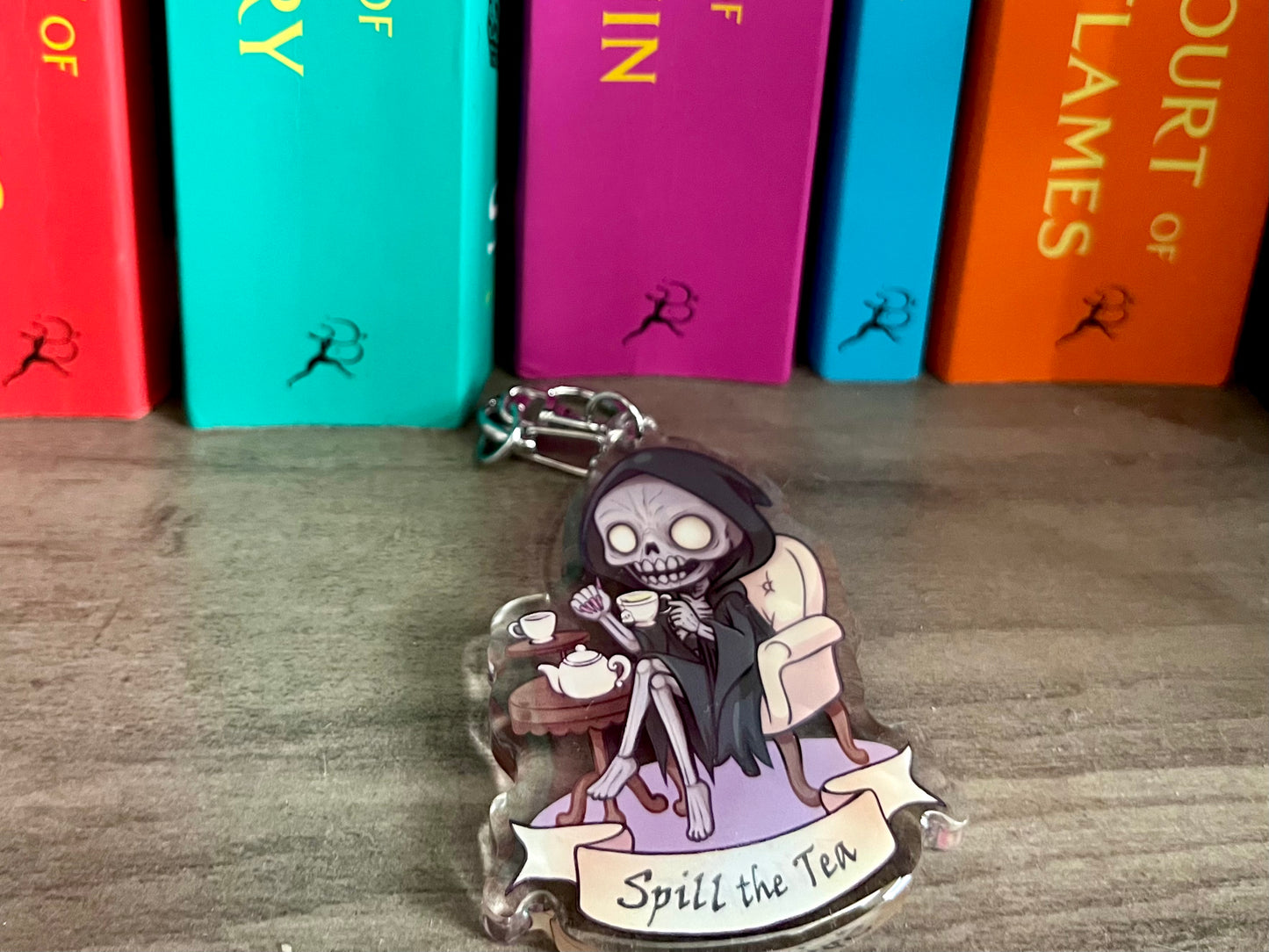 Spill the Tea Fae Keychain