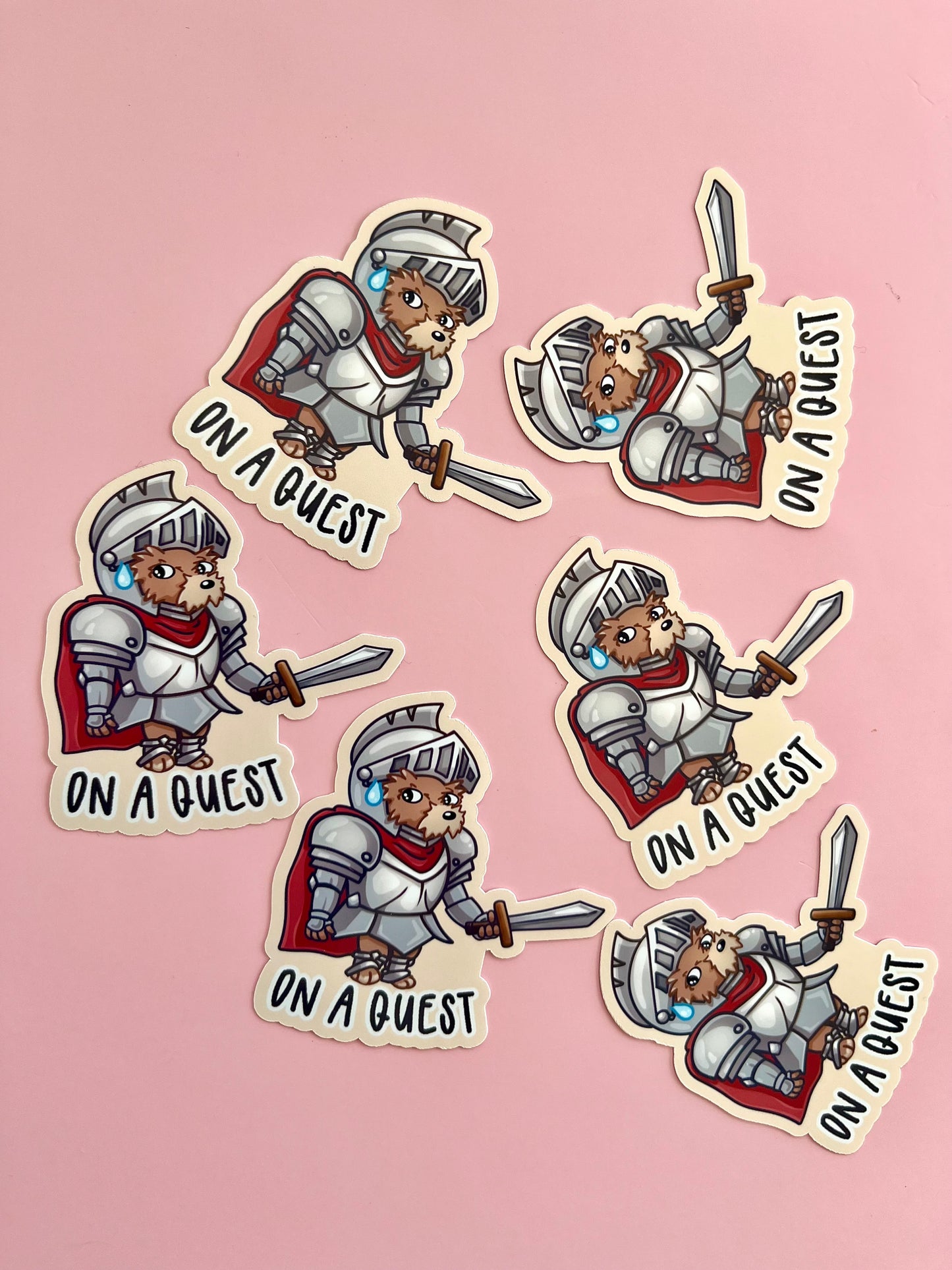On a Quest Sticker