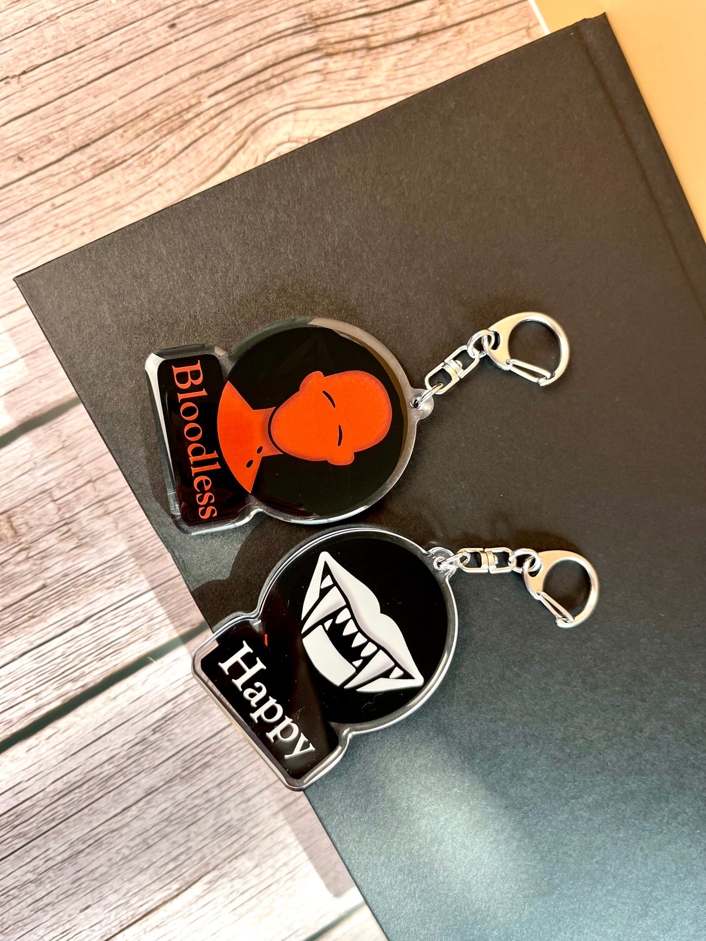 Bloodless Happy Double-sided Keychain