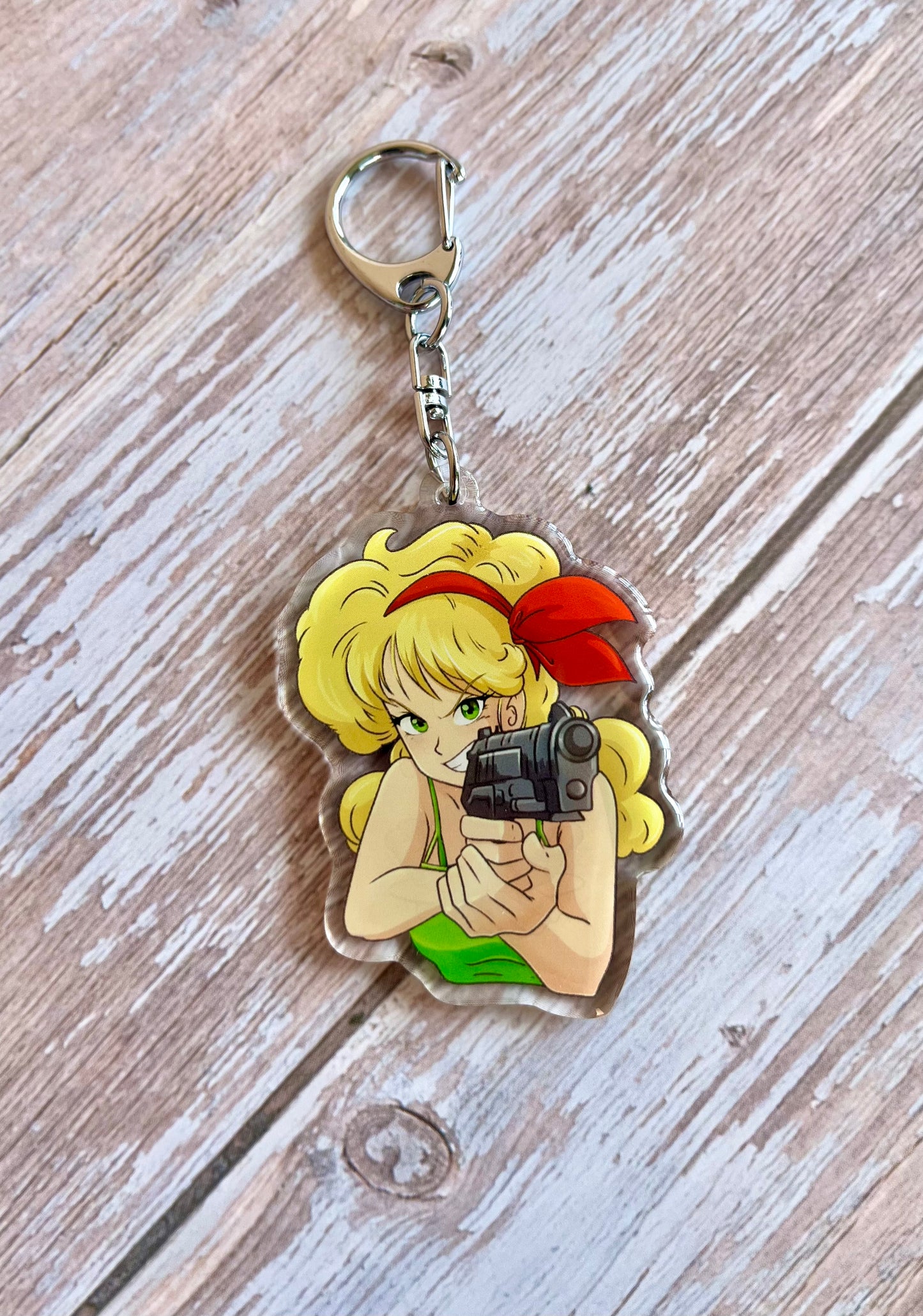 Split Personality Double Sided Keychain