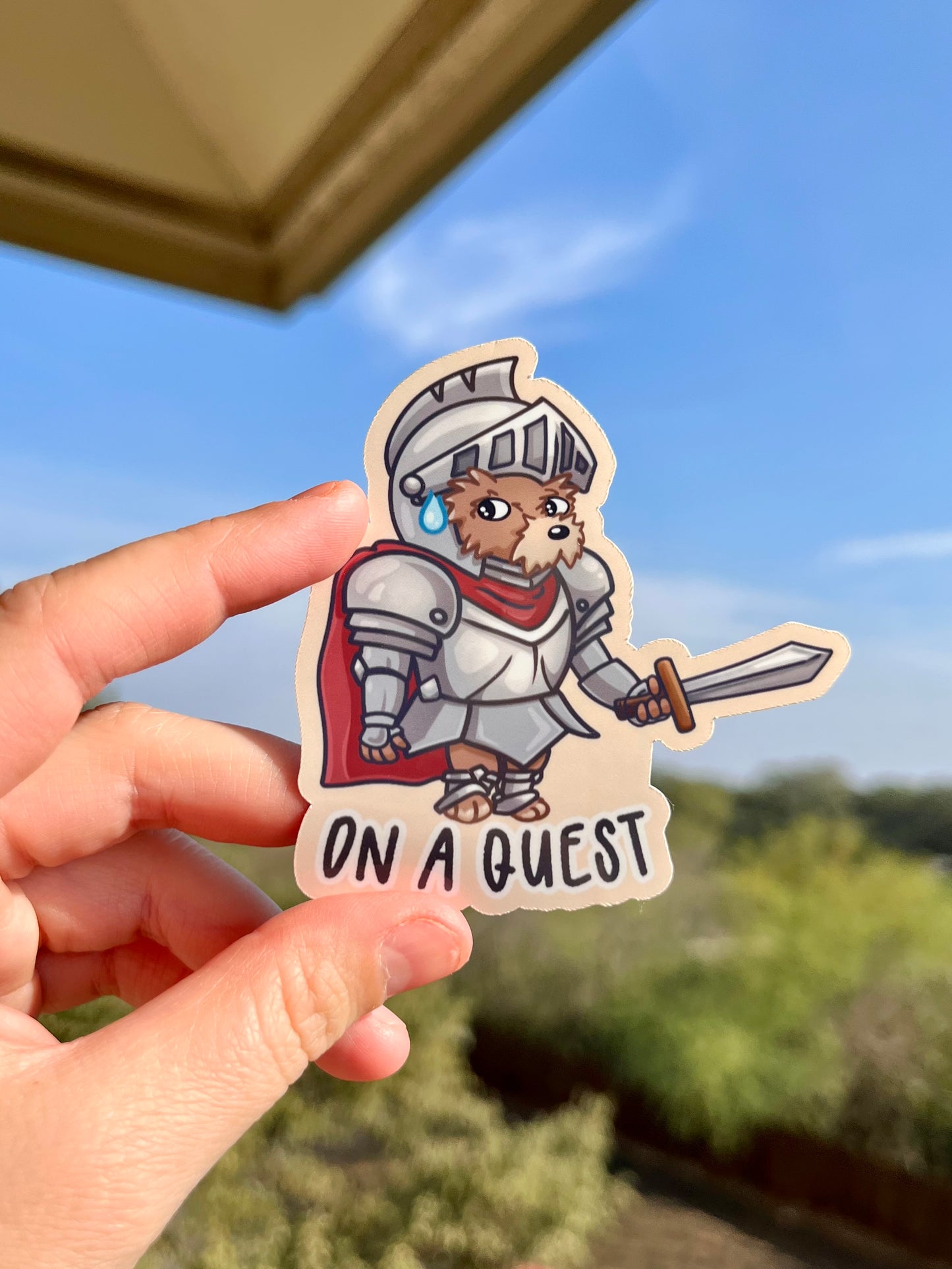 On a Quest Sticker