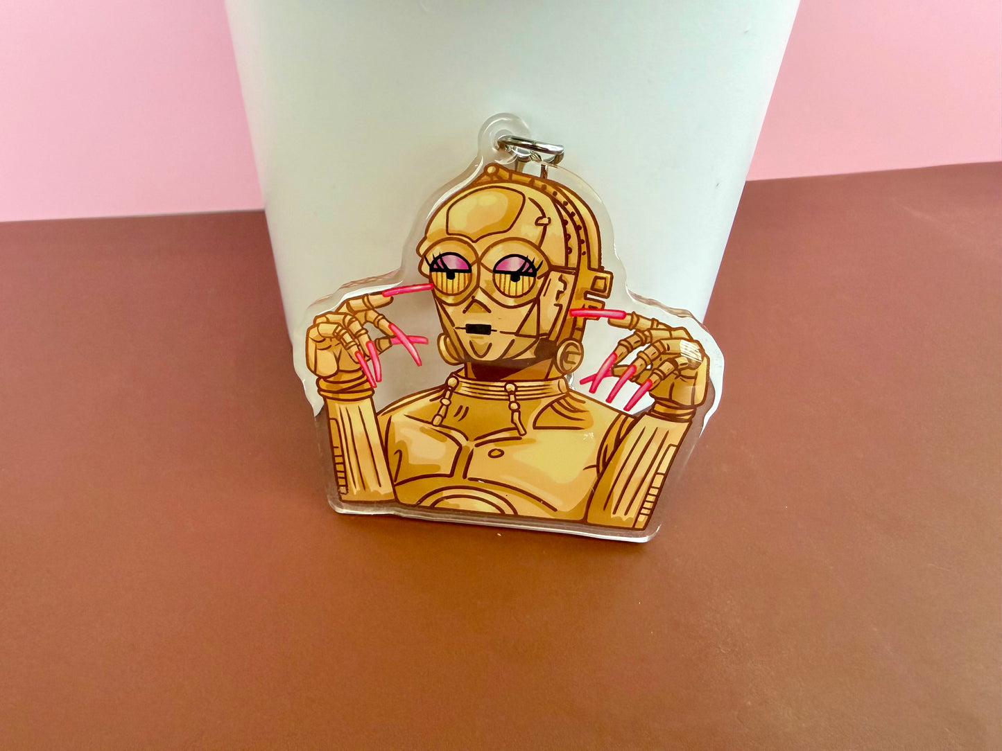 Bot Baddie Keychain