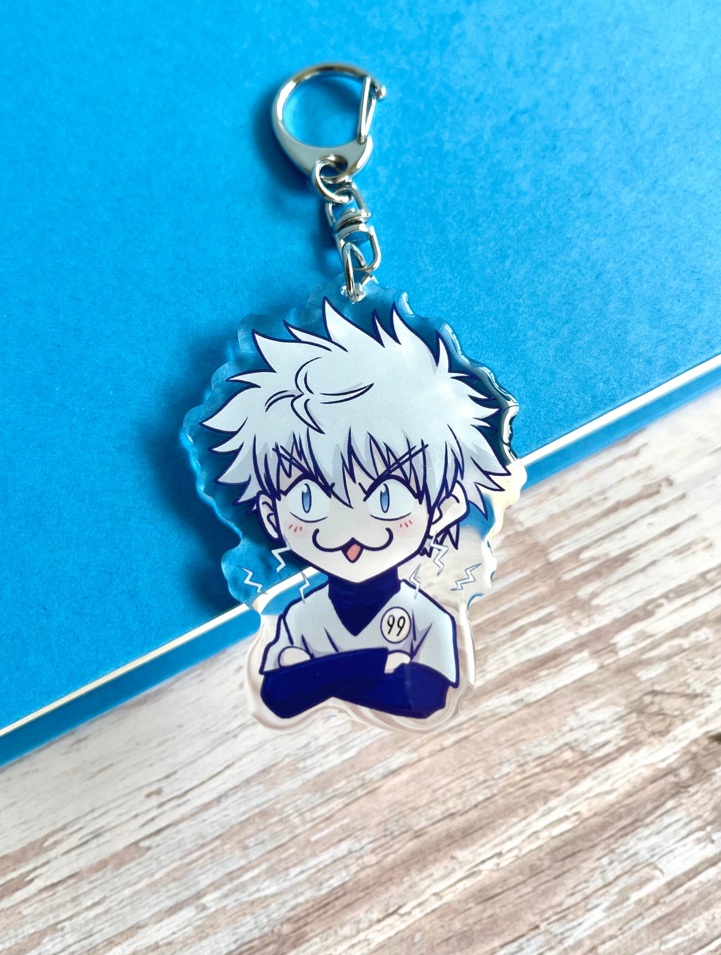 Lightning Assassin Boy Keychain