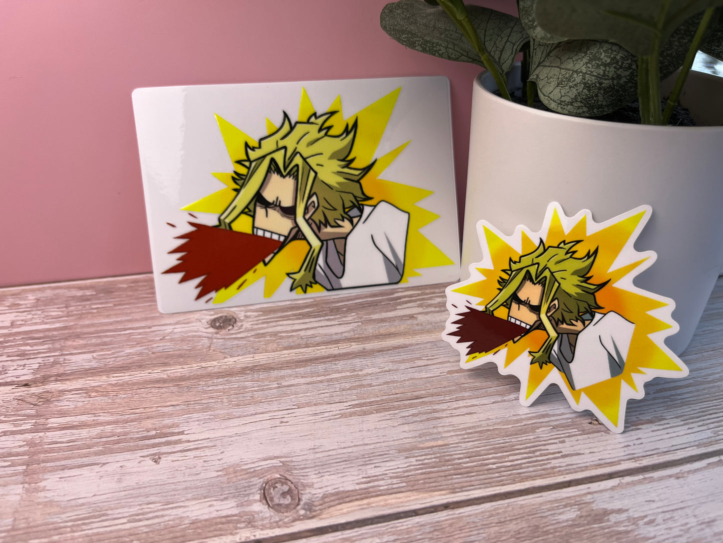 Skinny Hero Sticker and Peeker