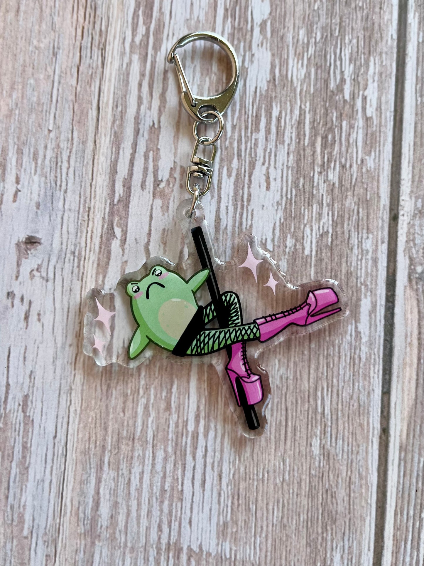 Dancing Frog Keychain