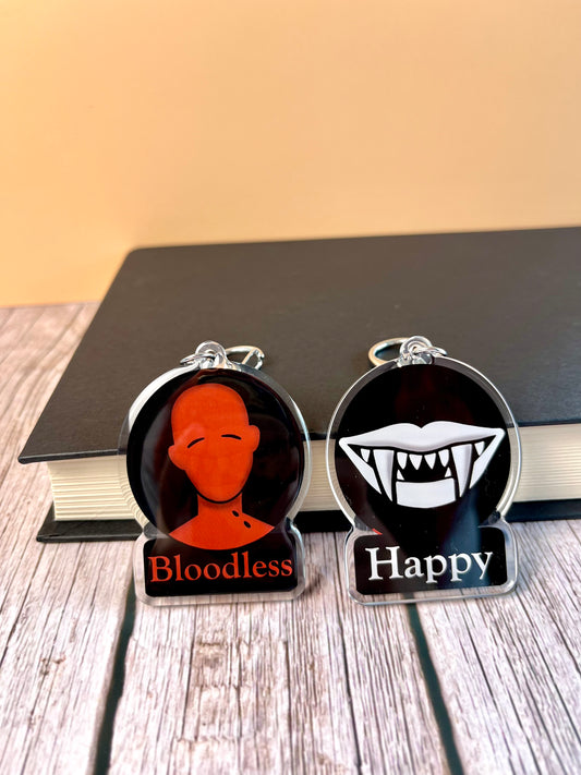 Bloodless Happy Double-sided Keychain