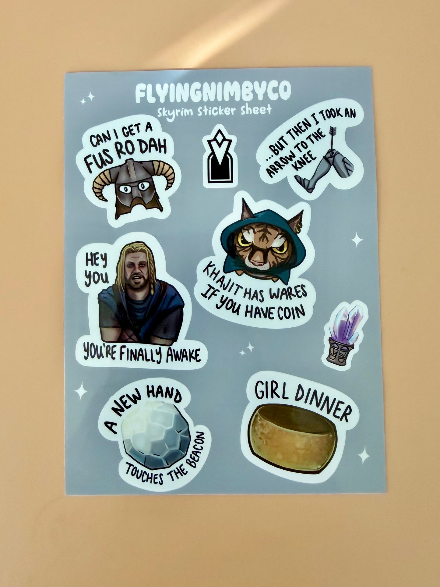 Fantasy RPG Sticker Sheet