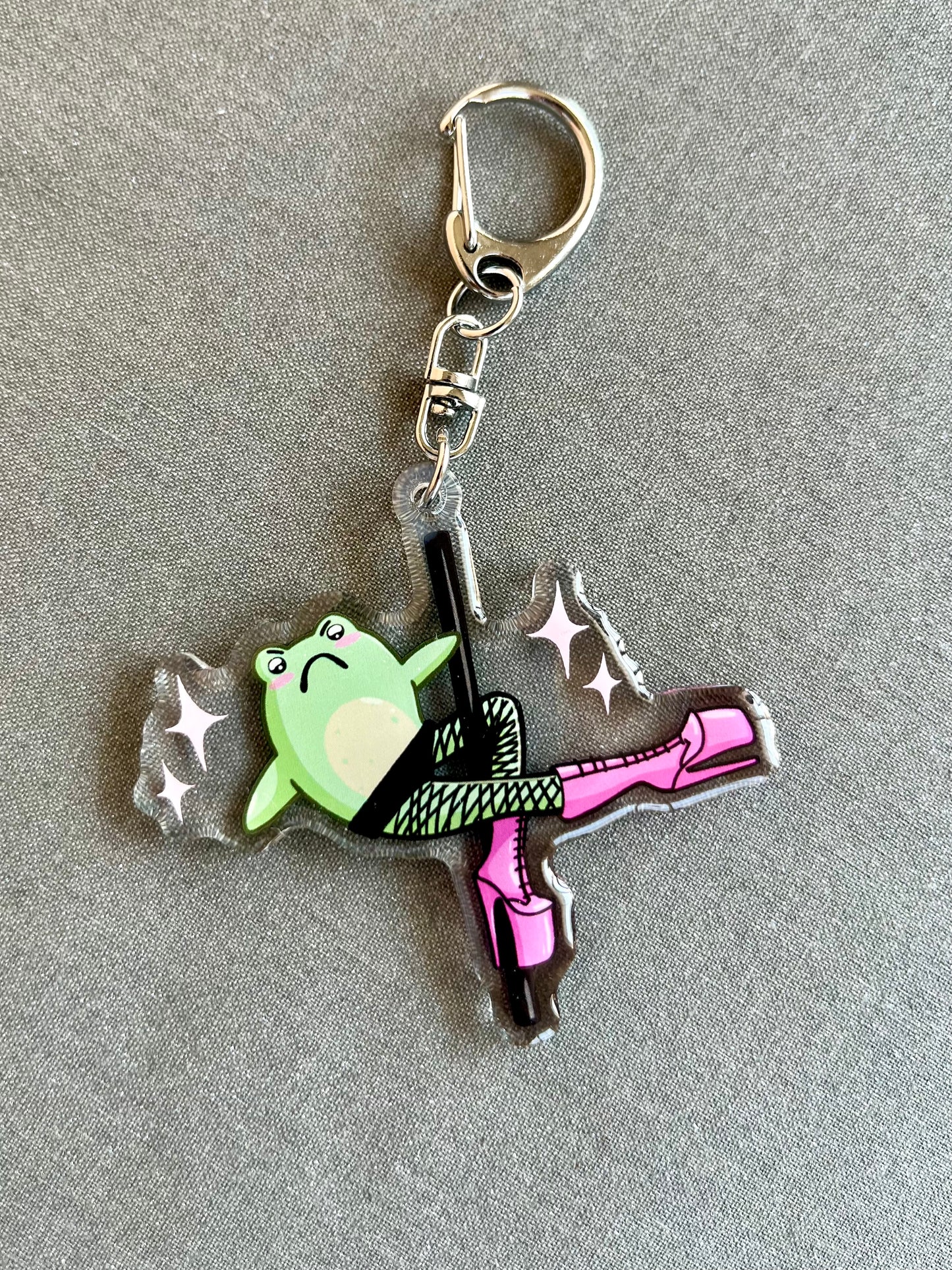 Dancing Frog Keychain