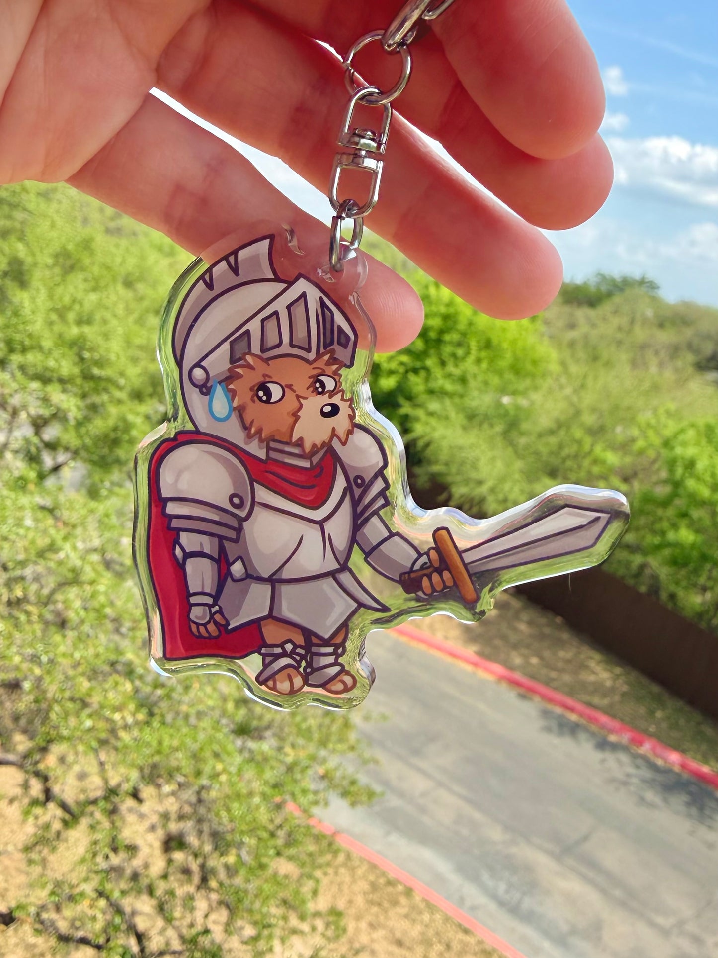 On a Quest Keychain