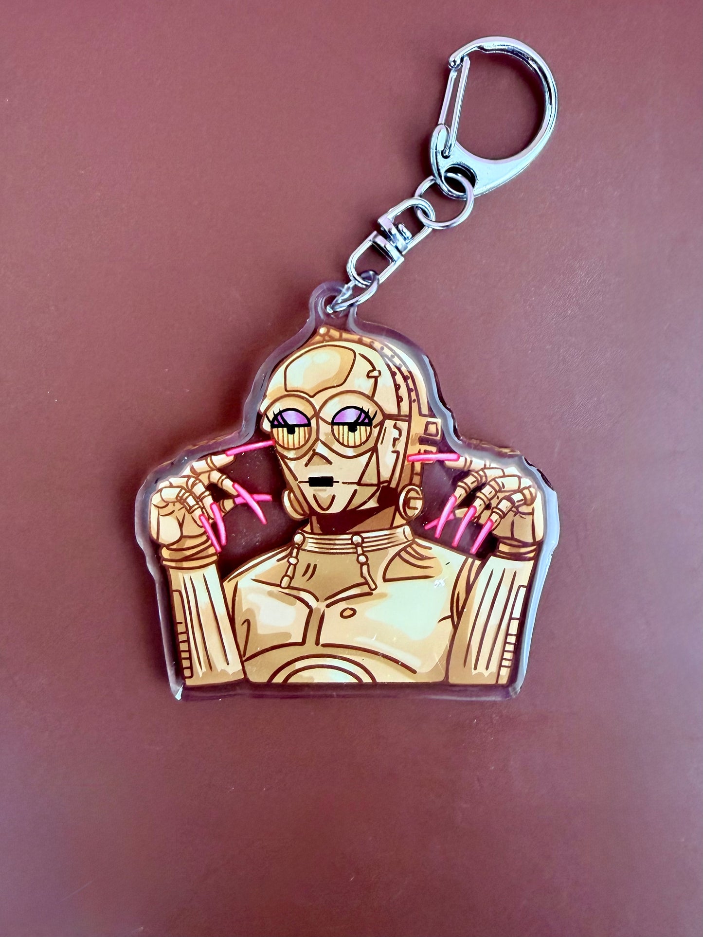 Bot Baddie Keychain