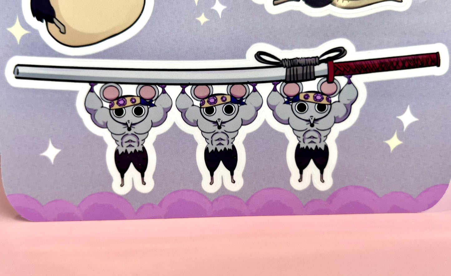 Muscle Mice Sticker Sheet