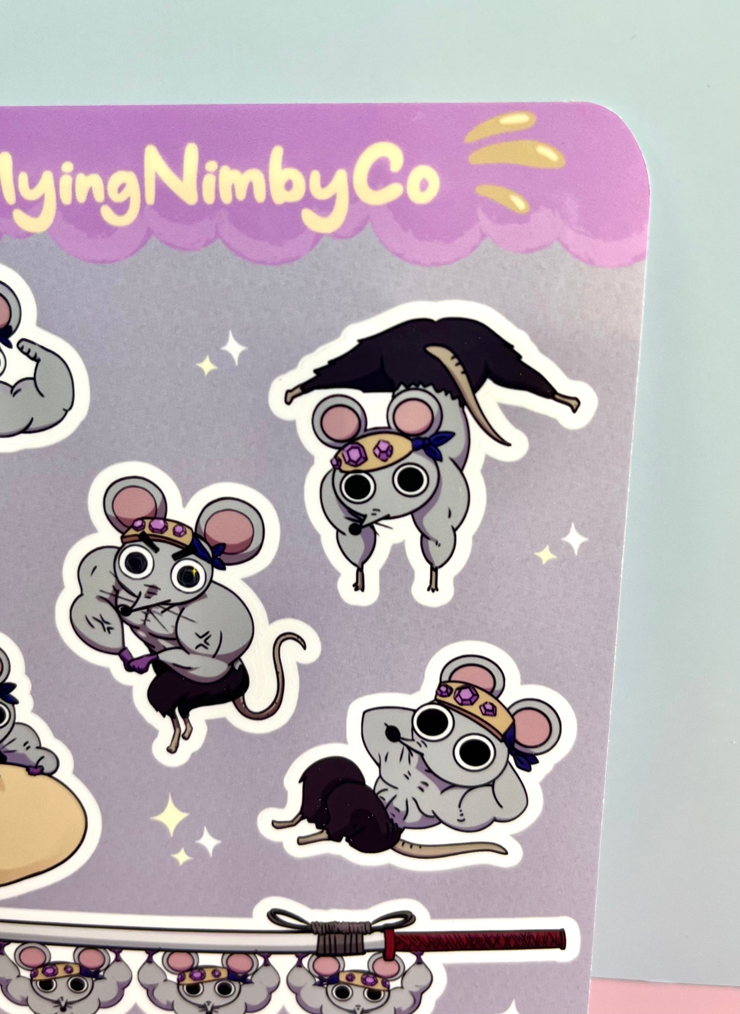 Muscle Mice Sticker Sheet