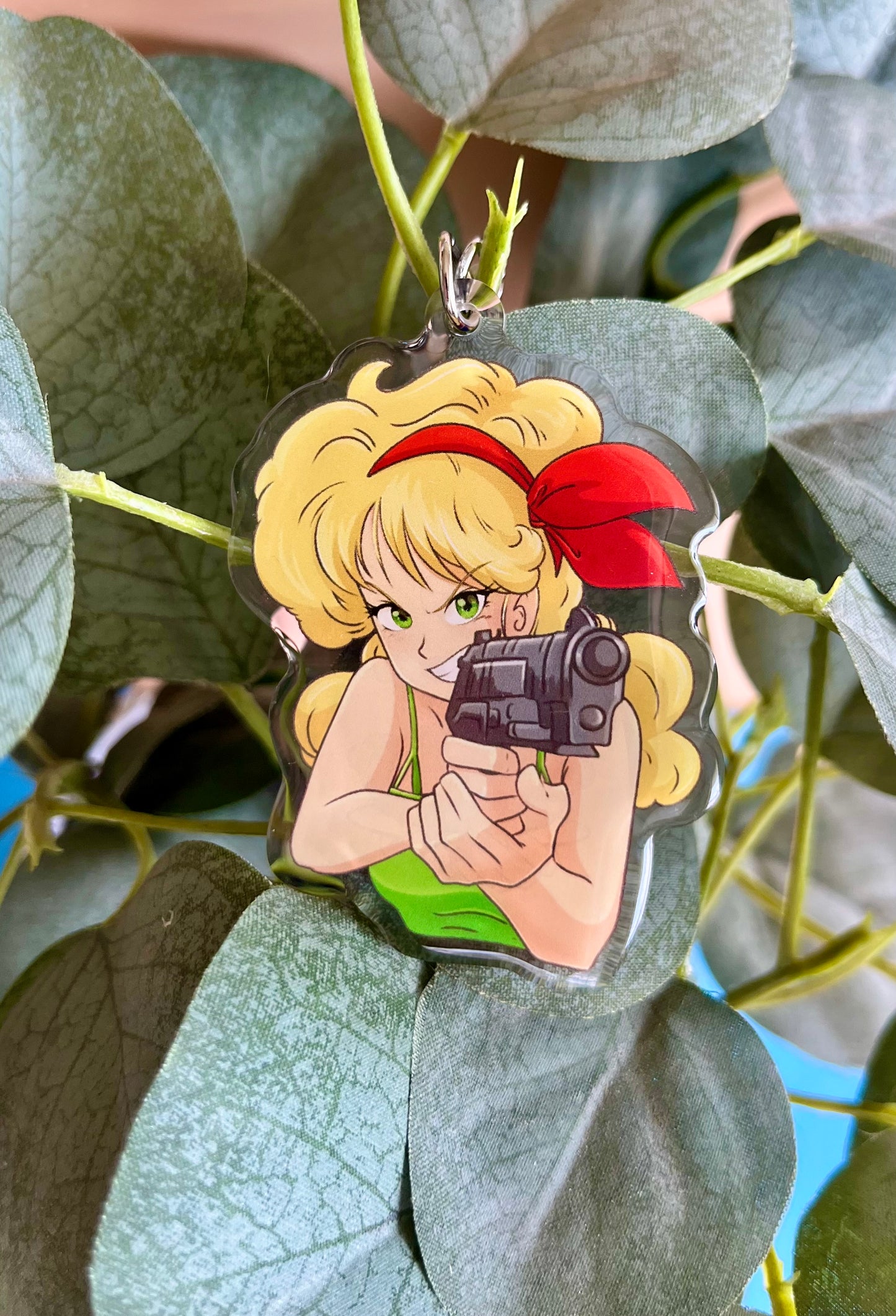 Split Personality Double Sided Keychain