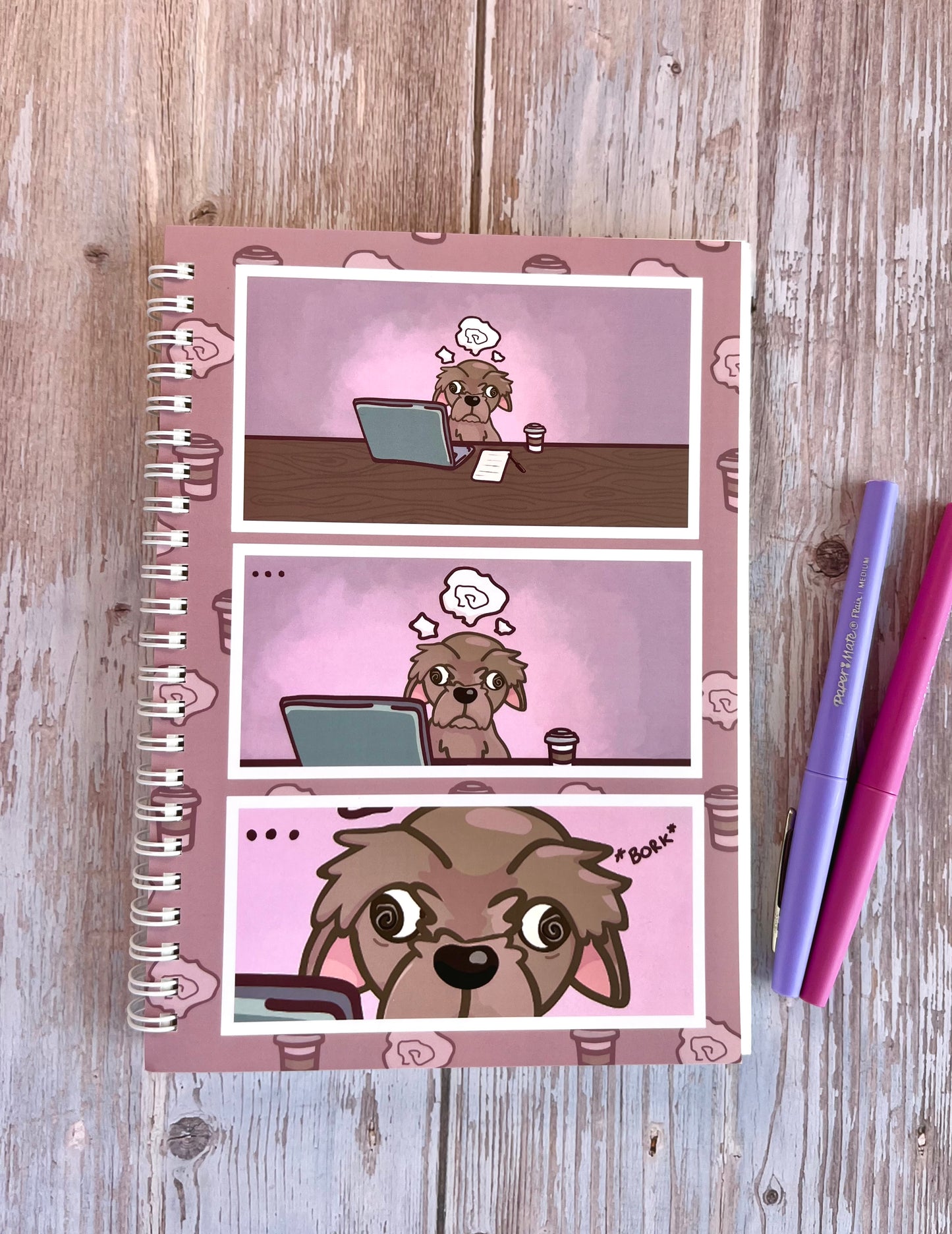 Stressed Dog Notebook