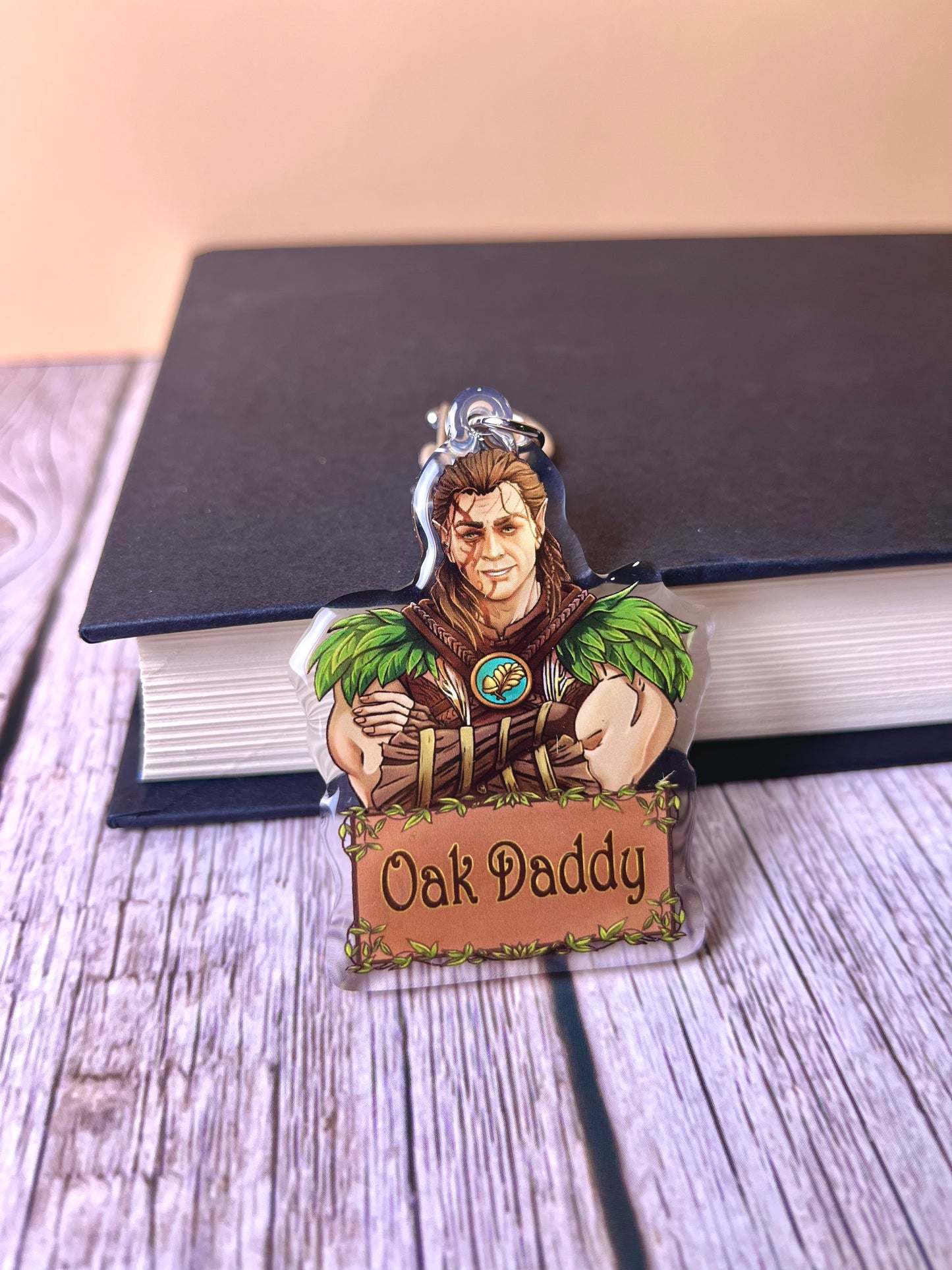 Oak Daddy Companion Keychain