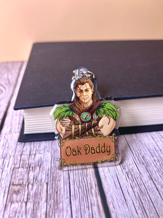 Oak Daddy Companion Keychain