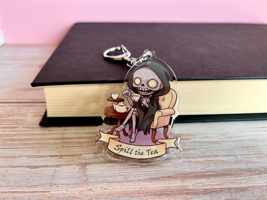 Spill the Tea Fae Keychain
