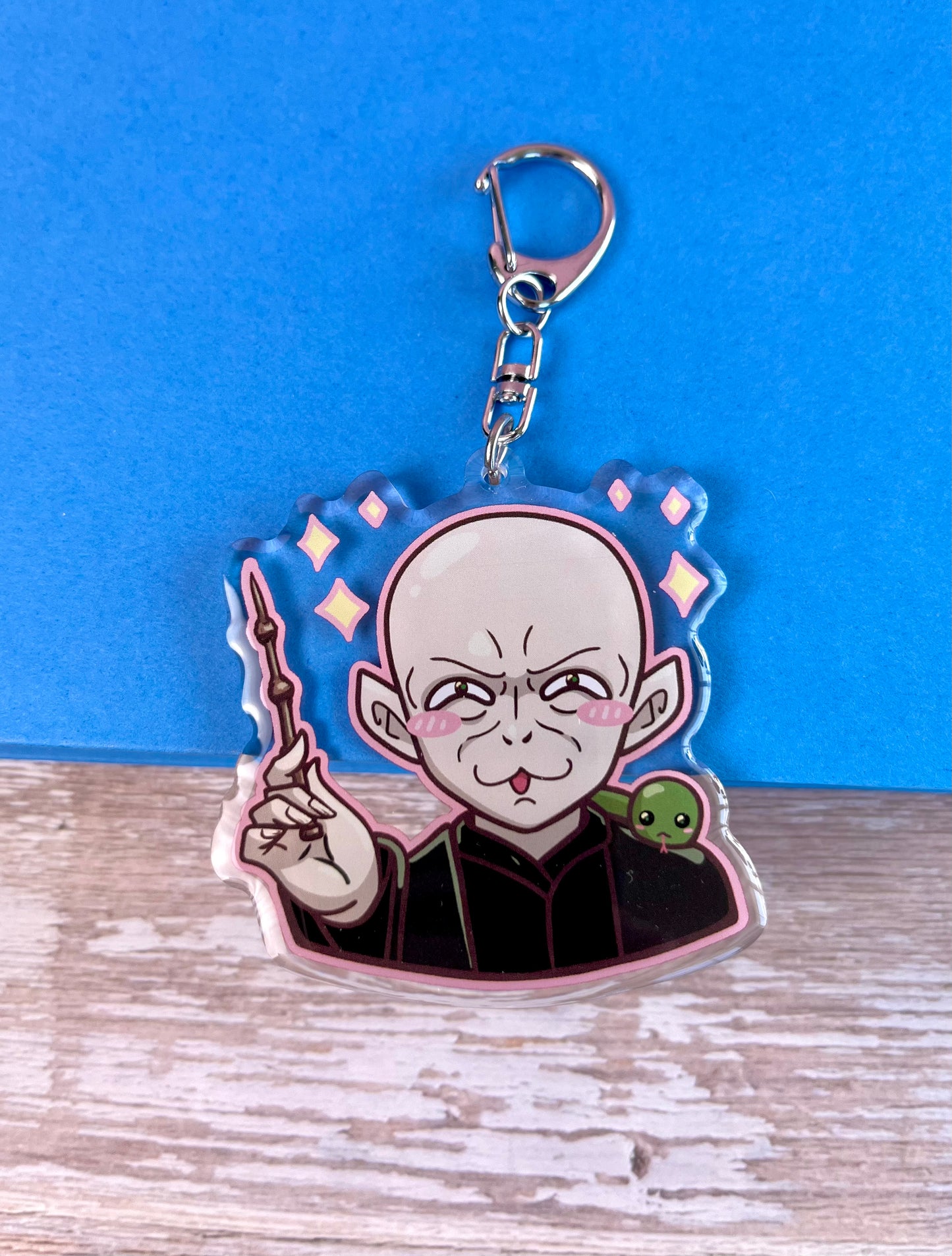 Kawaii Dark Wizard Keychain