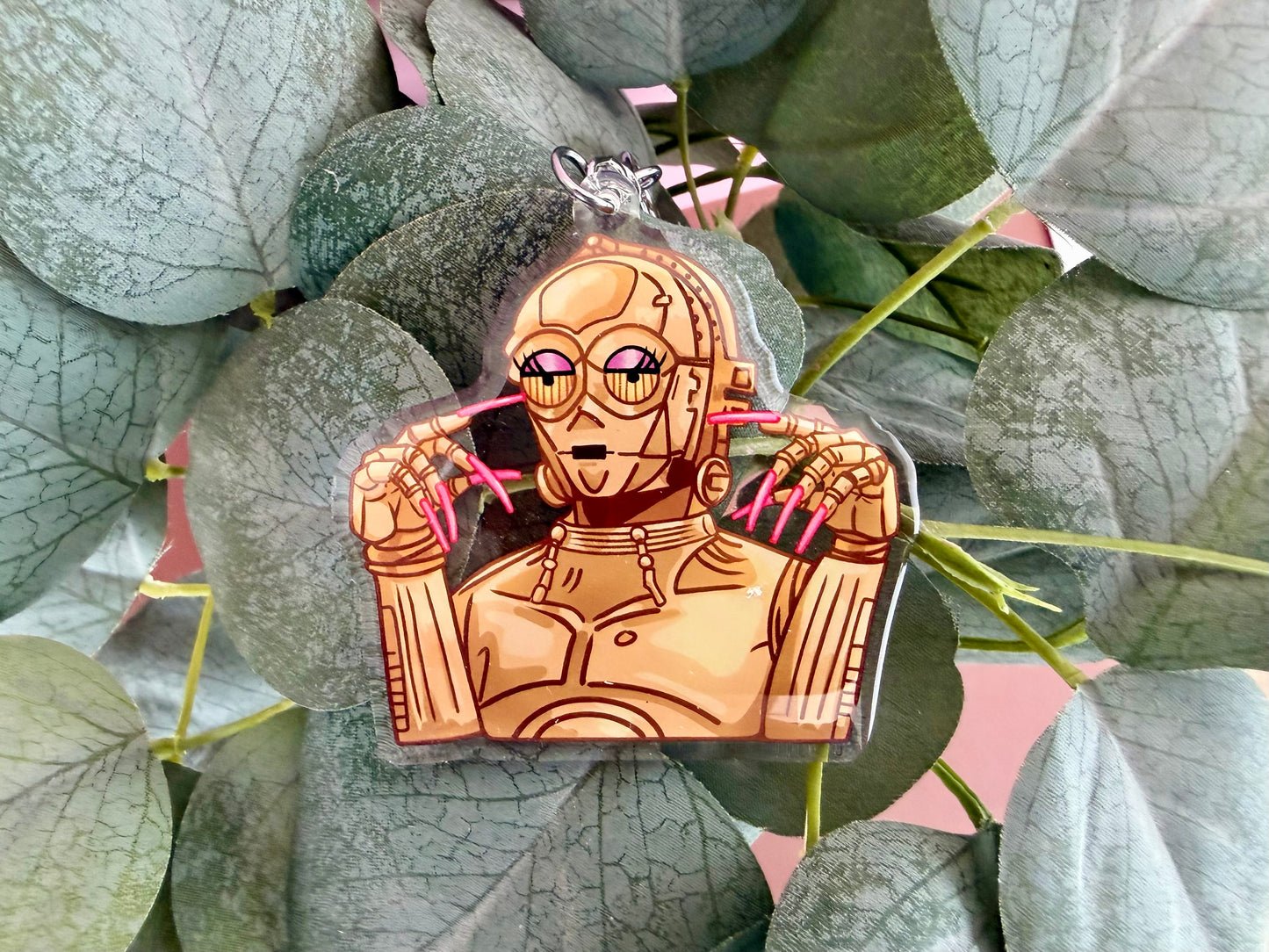 Bot Baddie Keychain