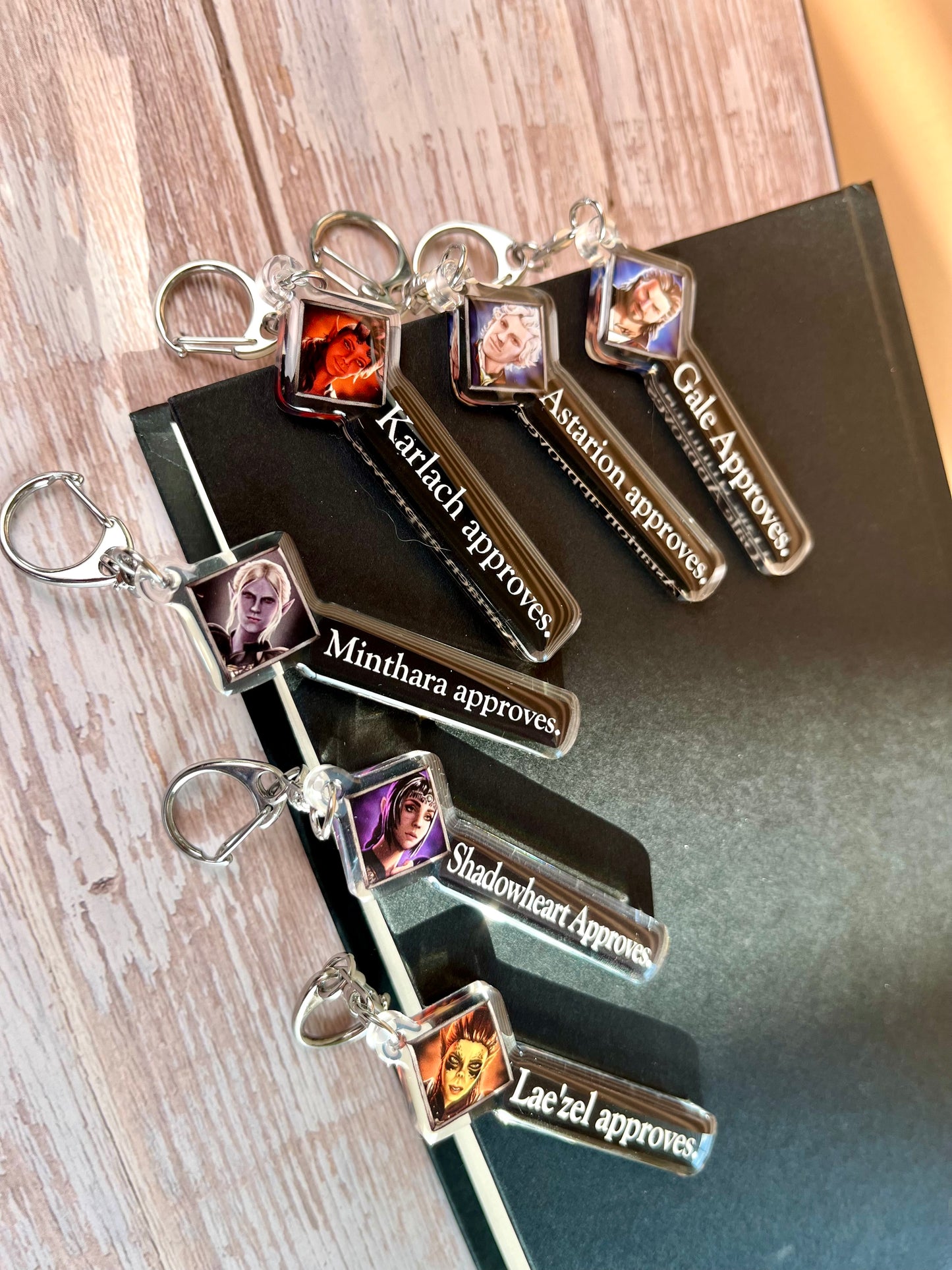 Video Game Companion Approval Keychains