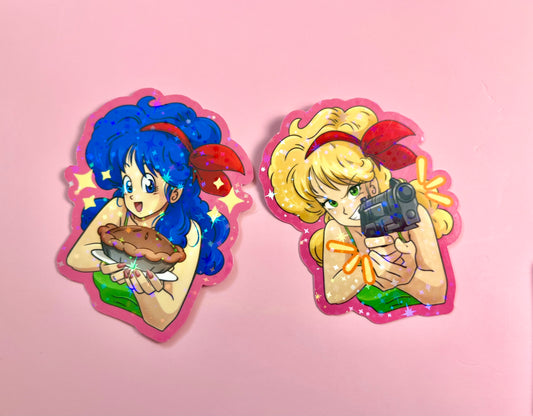 Split Personality Stickers - Glossy or Holographic