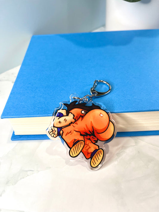 Death Pose Booty Keychain