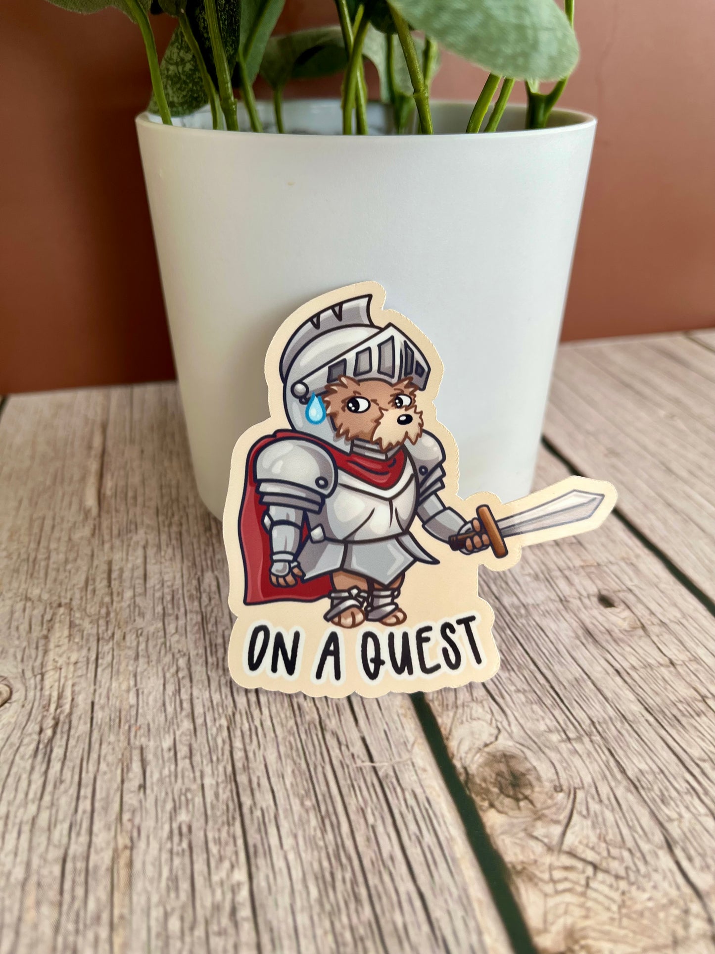 On a Quest Sticker