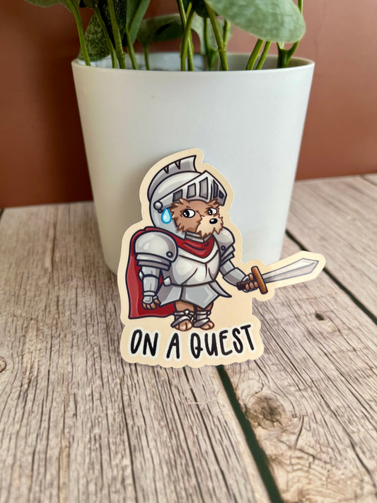 On a Quest Sticker