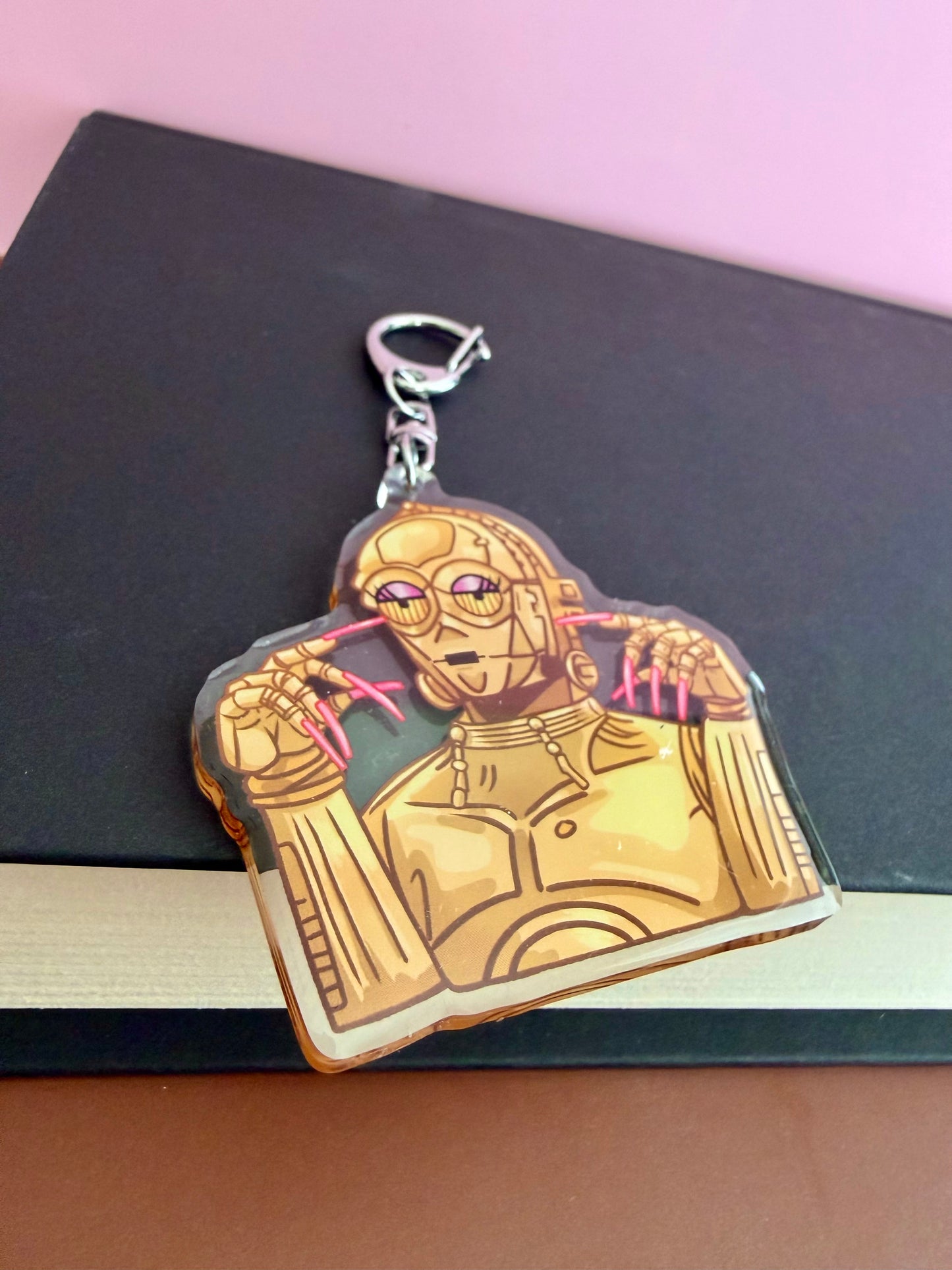 Bot Baddie Keychain