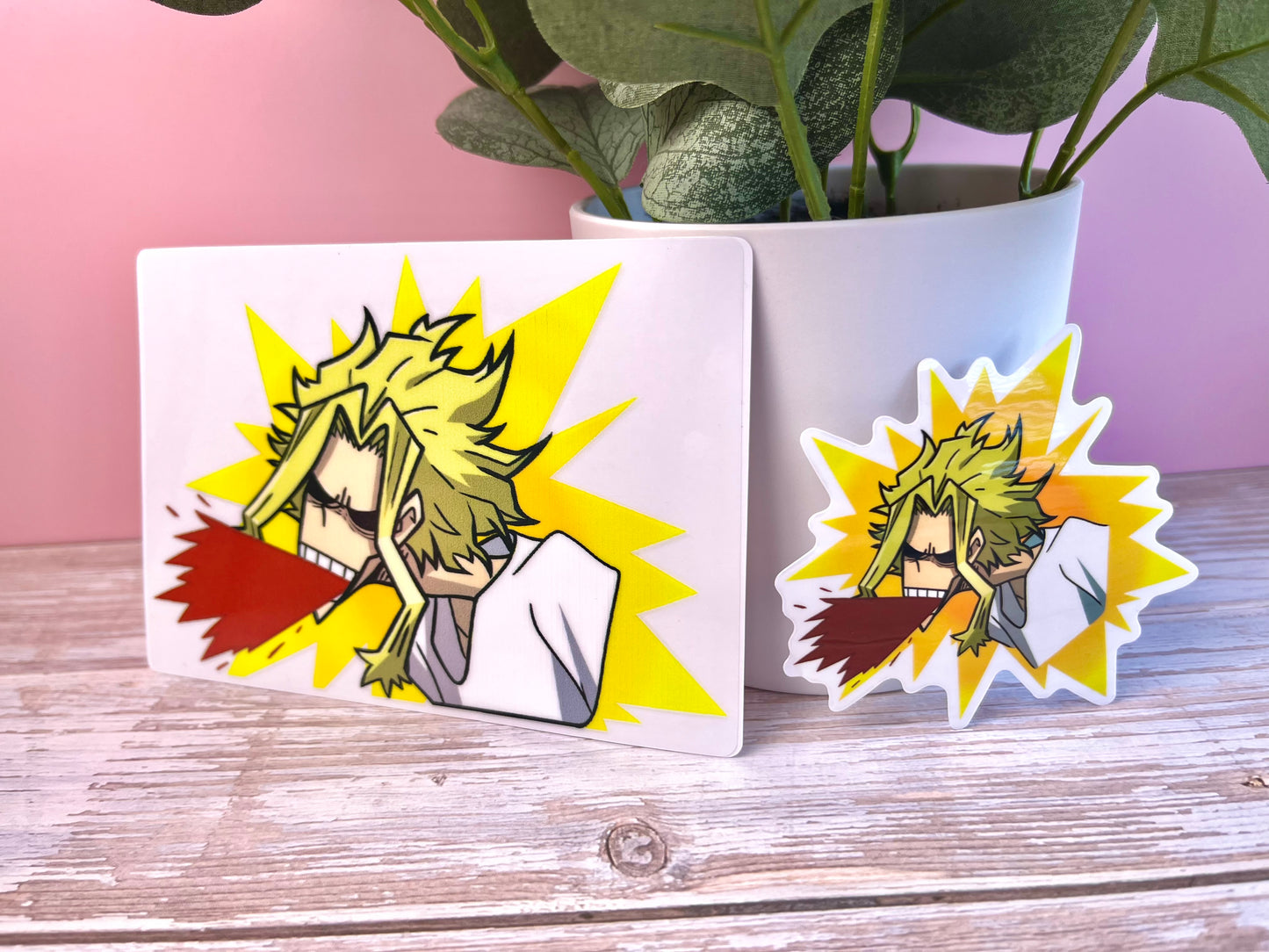 Skinny Hero Sticker and Peeker