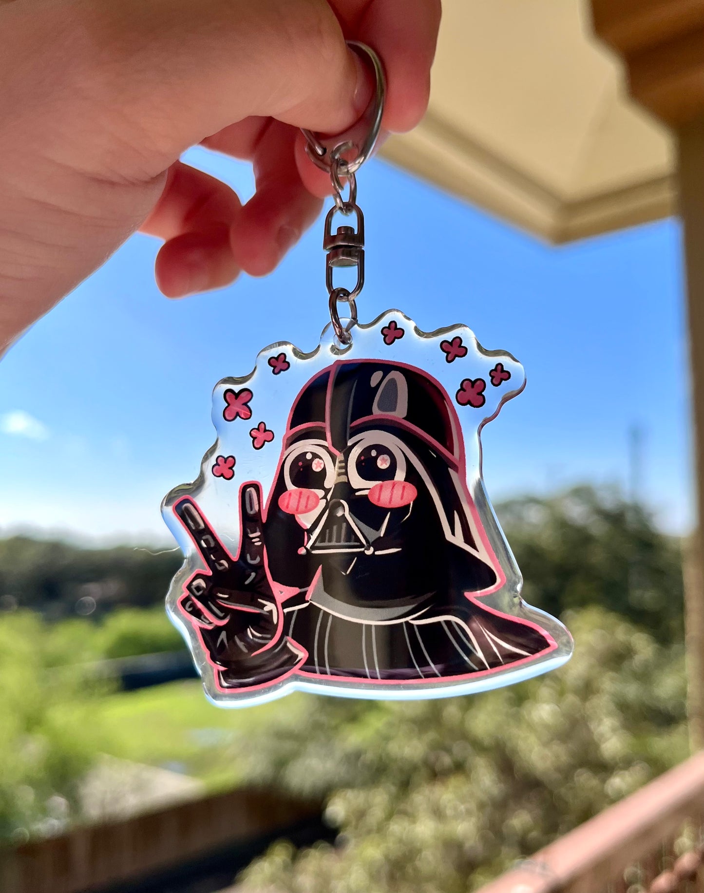 Kawaii Dark Lord Keychain