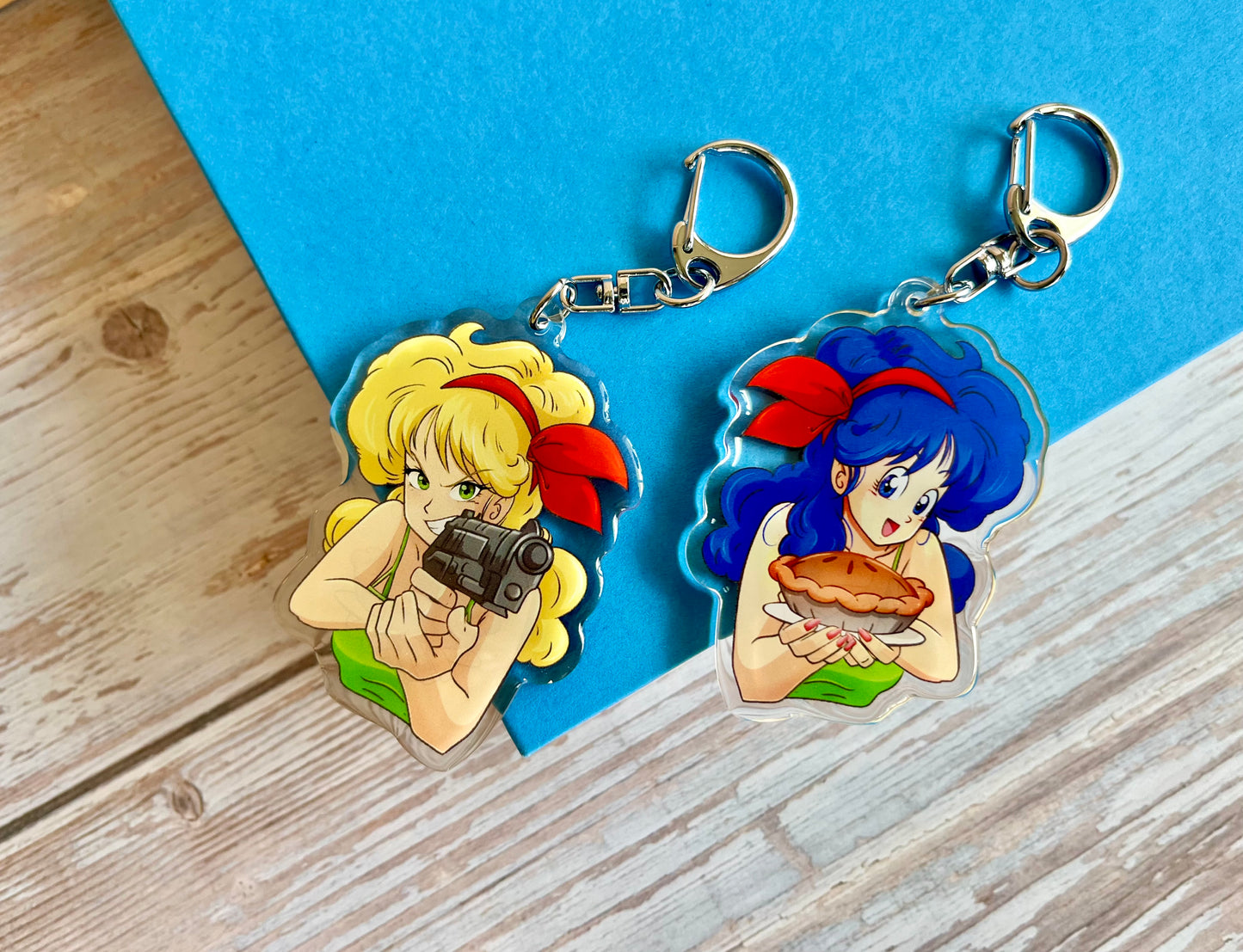 Split Personality Double Sided Keychain