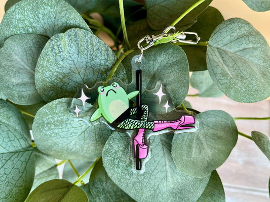 Dancing Frog Keychain