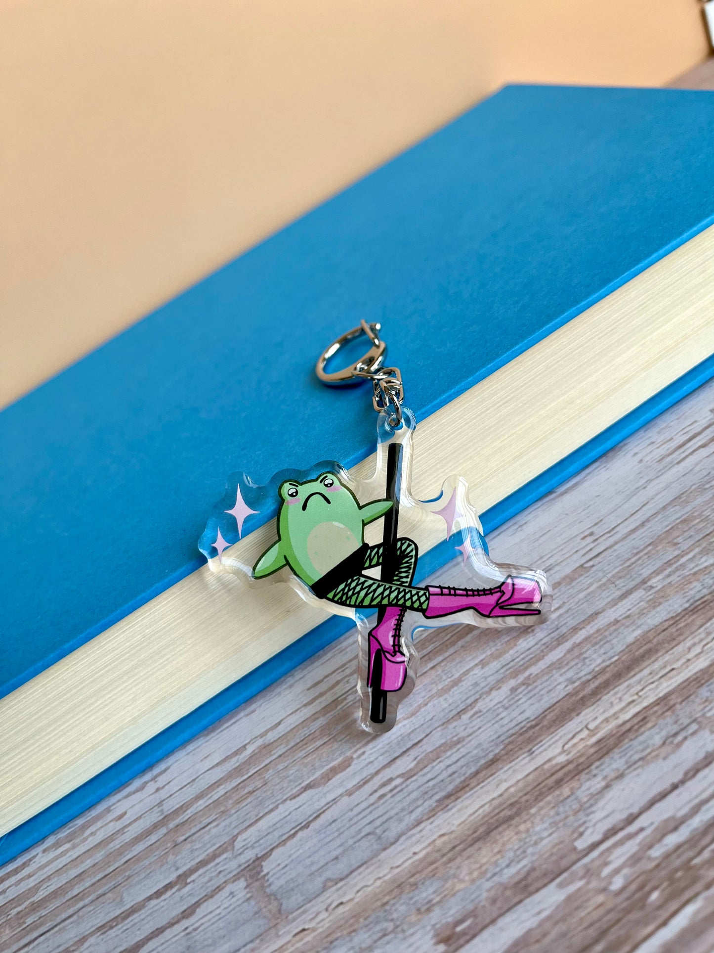 Dancing Frog Keychain