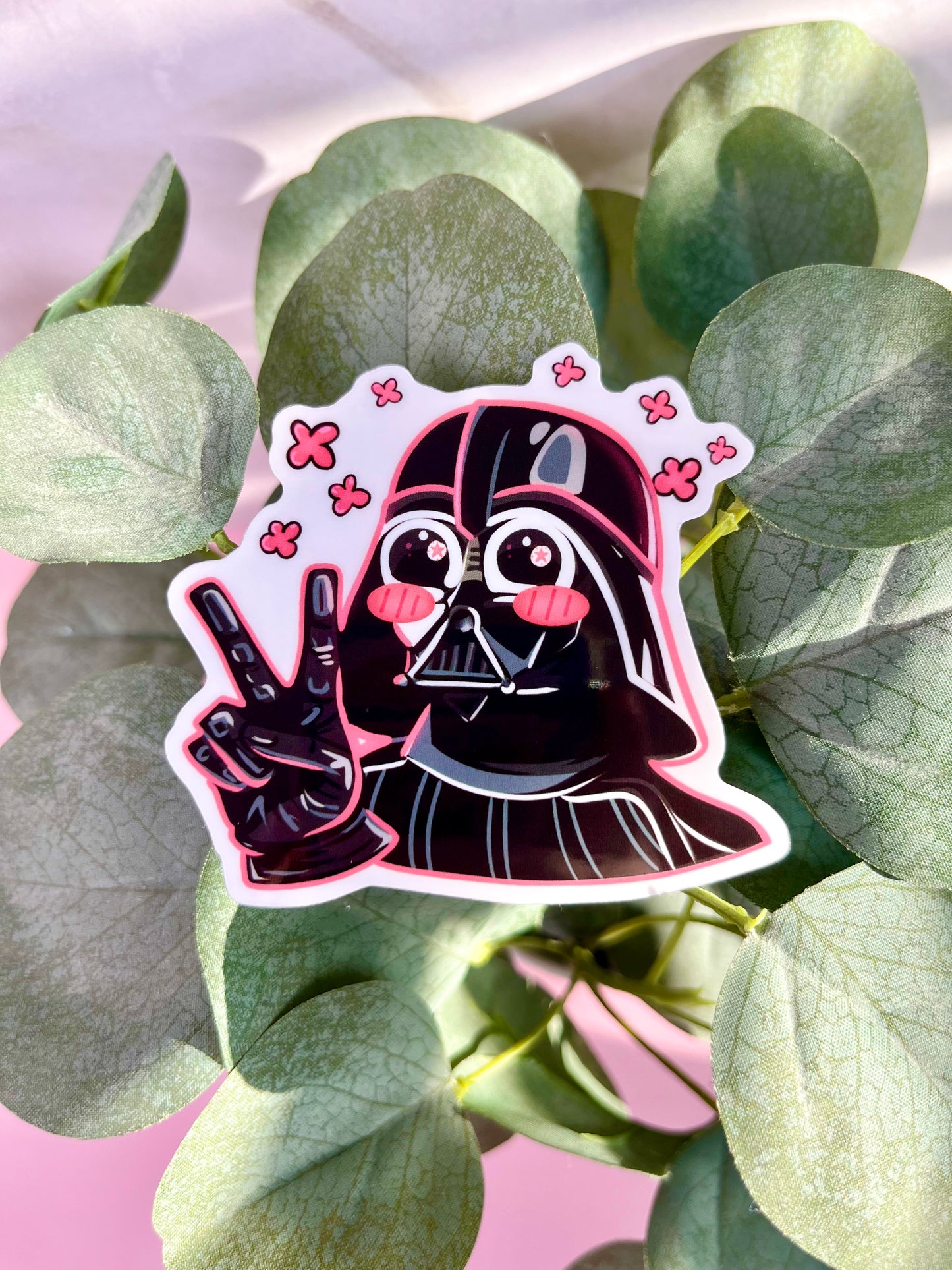 Kawaii Dark Lord Sticker and Peeker