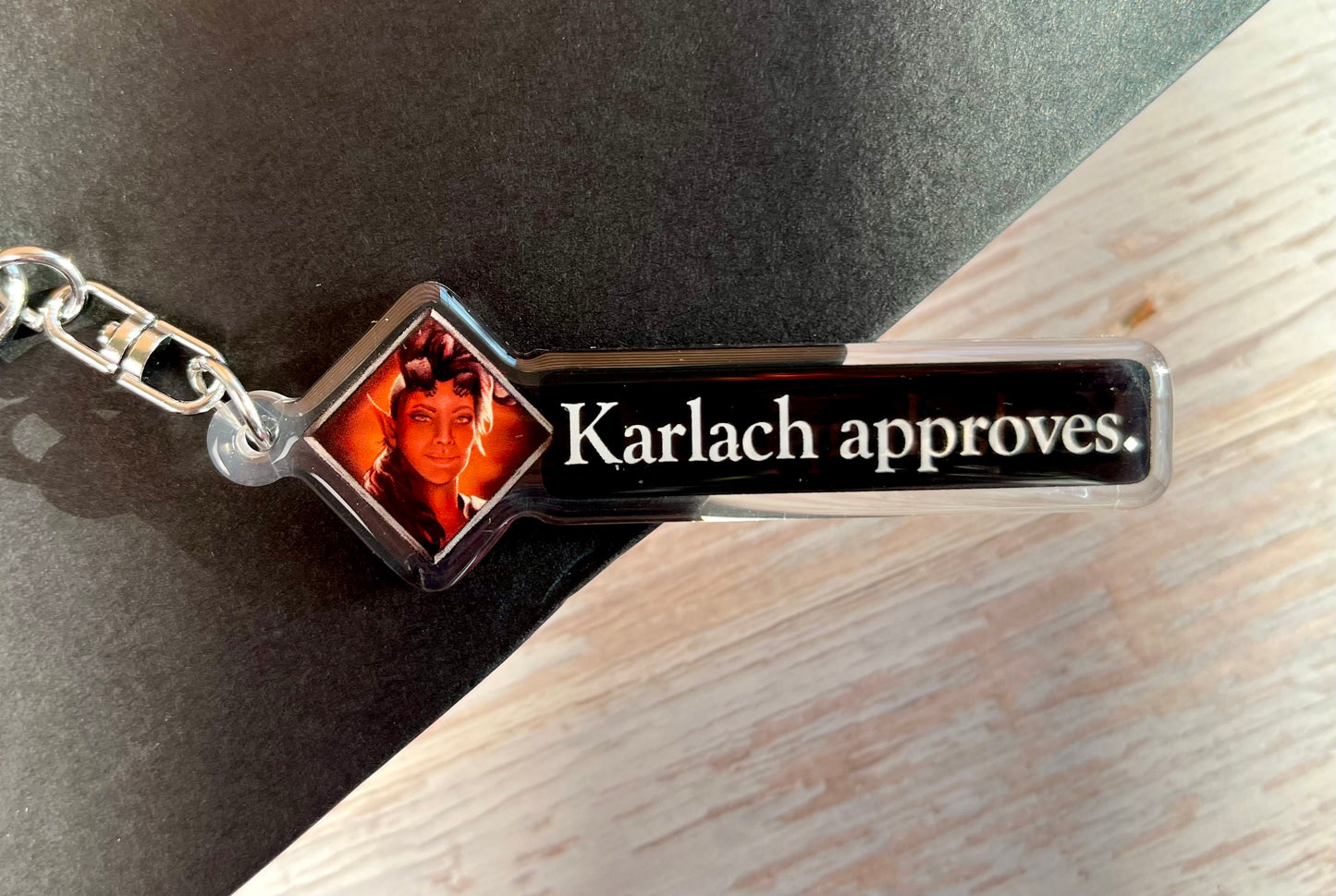 Video Game Companion Approval Keychains